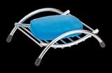 Soapdish Bright Chrome, 5" x 3 3/4" x 1 1/2"
