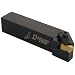 Dorian Tool NS Square Shank DorNotch External Threading and Grooving Holder, Left-Hand Cut, 3/4" Shank Width, 3/4" Shank Height, 4-1/2" Overall Length, 5/32" Insert