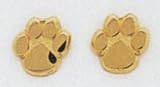 Clemson University Paw Earrings - XC692 - B0002THP2U