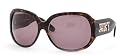 Juicy Couture Gela S Sunglasses, Dark Tortoise Frame/ Brown Lenses/ Crystals-Rhinestones