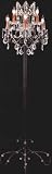 Charleston Six Light Crystal Floor Lamp by James R. Moder