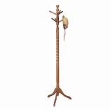 Oak Wood Coat Rack By Coaster Furniture