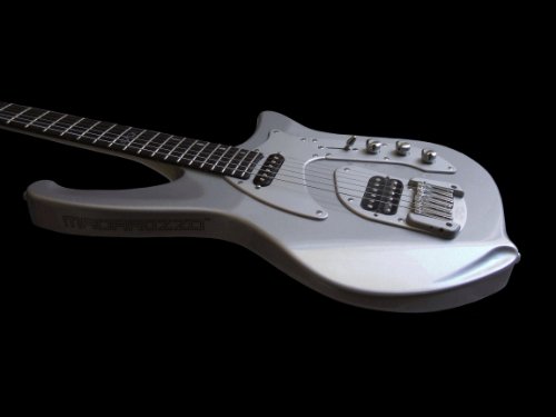 Madrose Silver Metallic Electric Guitar