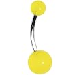 Yellow GLOW in the DARK Belly Button Ring