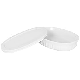 CorningWare French White 15-Ounce Oval Dish by CorningWare