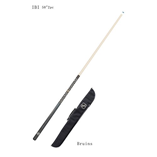 Imperial Officially Licensed NHL 57-Inch 2-Piece Billiard/Pool Cue with Soft Case, Boston Bruins