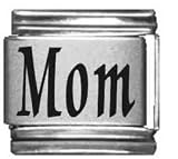 Clearly Charming Mom Laser Italian Charm