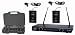 Audio2000'S UHF, 2-Channel Wireless System With Two Lavaliere Transmitters AWM6012UM