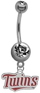 Minnesota Twins MLB Baseball Belly Button Navel Ring
