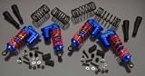 Integy XLS Piggyback Shock (4), Blue: Slash 4X4