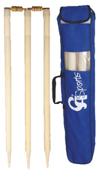 CA Cricket Wickets Set - 6 Stumps, 4 Bails