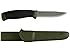 Morakniv Companion Fixed Blade Outdoor Knife with Carbon Steel Blade, Military Green, 4.1-Inch