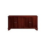 Burnham Four-door Lowboy Wood Door Dark Cherry