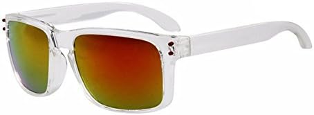 Super Revo Lenses Dark Frame Quality Sports Shades Designer Fashion Sunglasses with Colorful Mirrored Lens