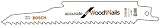 Bosch SWN6 6-Inch BiMetal Recip Blade - Accurate for Wood with Nails (5 pk)