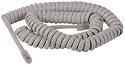 GE TL96193 12 Foot Coil Phone Cord (Dove Gray)