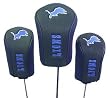 Detroit Lions Mesh Golf Barrel Head Cover Set - Football Sports Merchandise