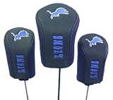 Detroit Lions Mesh Golf Barrel Head Cover Set
