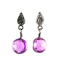 Green Earth Jewelry Purple Sage Chalcedony Chandelier Earrings