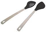 Amco 2-Piece Stainless-Steel and Nylon Wok Utensil Set