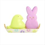 Lenox PEEPS Bunny and Chick Salt & Pepper Set with Tray