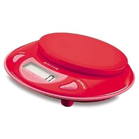 Salter 5201Rddr Red 5Kg/11Lb Electronic Platform Kitchen Scale