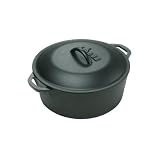  : Lodge Logic 3 Quart Dutch Oven with Loop Handles