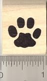 Cat Paw Print Rubber Stamp