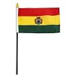 Bolivia Flag 4 x 6 inch