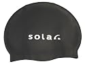SOLAR Silikon-Badekappe schwarz