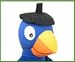 Handpuppe Globi, ohne Beine