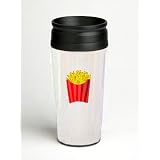 16 oz. Double Wall Insulated Tumbler with french fries - Paper Insert by SHOPZEUS