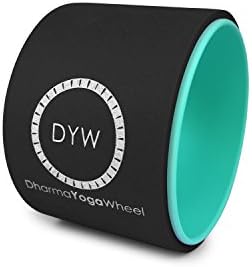 Dharma Yoga Wheel Travel Wheel w/ Free Online Instructional Pictures &amp; Videos | Relieves Pain and Stress in your Back, Hips, Chest, and Shoulders | 100% Satisfaction Guarantee