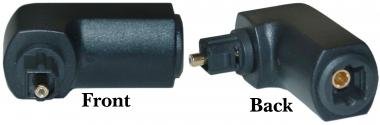 Right Angle Digital Optical (Toslink) Adaptor