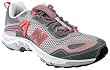 New Balance Womens WT621GP Light Grey/Dark Grey/Pink Running