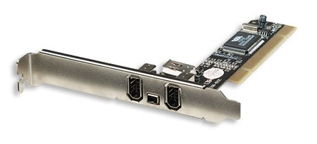MANHATTAN FireWire PCI Karte Drei externe + ein interner Anschluß inklusive Videobearbeitungs-Software (176996)