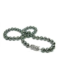 8.5x9mm AA Quality Japanese Akoya cultured pearl necklace 36" double strand Opera