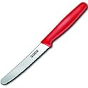 Steak, Wavy, Round Tip, Red Nylon, 4.5 In.
