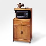 O'Sullivan Odessa Pine Microwave Oven Cart