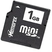 Memorex TravelCard 1 GB miniSD Flash Memory Card