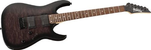 Ibanez GRGA42QA Electric Guitar (Transparent Black Sunburst)