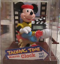 Vintage Mickey Mouse Talking Clock (©1991)
