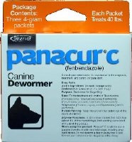 Panacur-C Canine Dewormer 3 dose x 4 gram