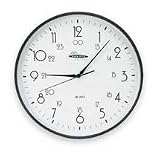 buy cheap price Dakota Designs 2CHZ8 Clock, Rnd, Analog, 12 In, Blk, Batt Op