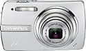 Olympus &micro; 840 Digitalkamera (8 Megapixel, 5-fach opt. Zoom, 2,7" Display; Bildstabilisator) in Starry Silver