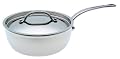 KitchenAid Five-Ply Stainless-Steel Clad 2-1/2-Quart Saucier with Lid