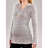 A Pea in the Pod Collection: Splendid Long Sleeve V-neck Button Detail Maternity T Shirt by Splendid