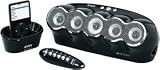 Jensen Banshee 5-Speaker Universal Docking Digital Music System with Remote for iPod and MP3 Players