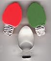 Christmas Holiday Light Bulb Ornament Cookie Cutter for Party Favors (3.5")