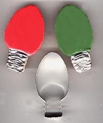 4" Christmas Light Cookie Cutter